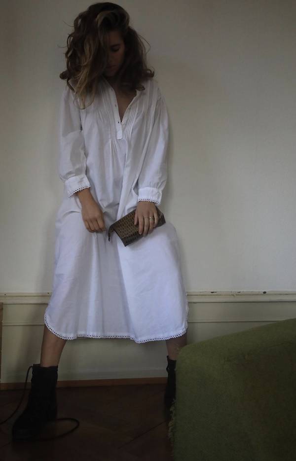 Yeezy Season 3 Christian Dior Night gown Vintage Fendi Monogram pouch clutch Centenera Off boho blogger NYFW