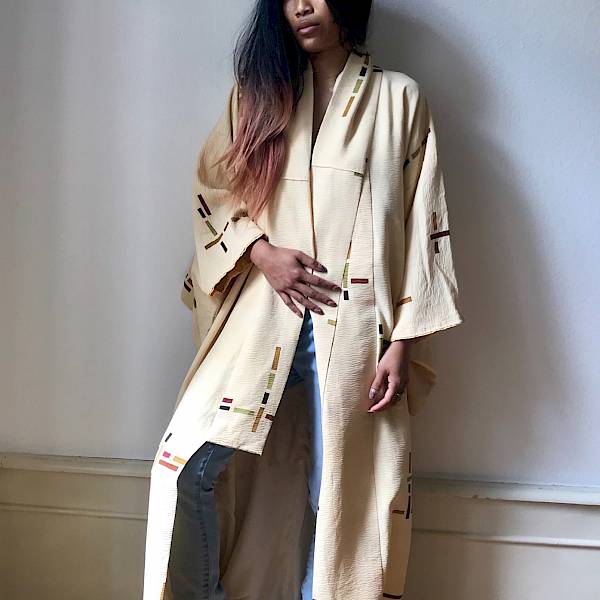 Miau Kimono jeans ginuwine silk japan samurai Calvin Klein MTV vogue vintage